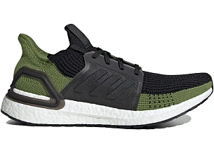 adidas Ultra Boost 19 Black Tech Olive