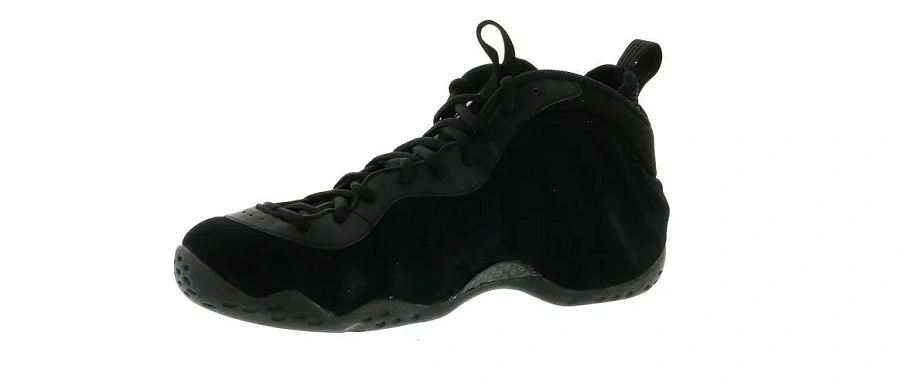 Фото № 2 с приближением к товару «‎Nike Air Foamposite One Black Suede»