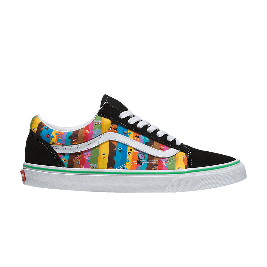 Фото № 1 с приближением к товару «‎Sesame Street x Vans Old Skool Rainbow Stripes»