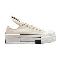 Фото № 1 с приближением к товару «‎Rick Owens x Converse DRKSHDW DBL DRKSTAR Chuck 70 Low Natural Ivory»