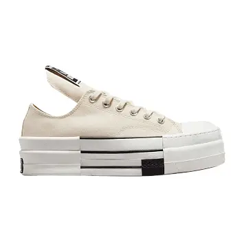 Rick Owens x Converse DRKSHDW DBL DRKSTAR Chuck 70 Low Natural Ivory - 1