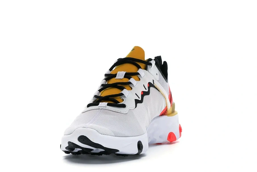 Фото № 2 с приближением к товару «‎Nike React Element 55 White Black Crimson Gold»