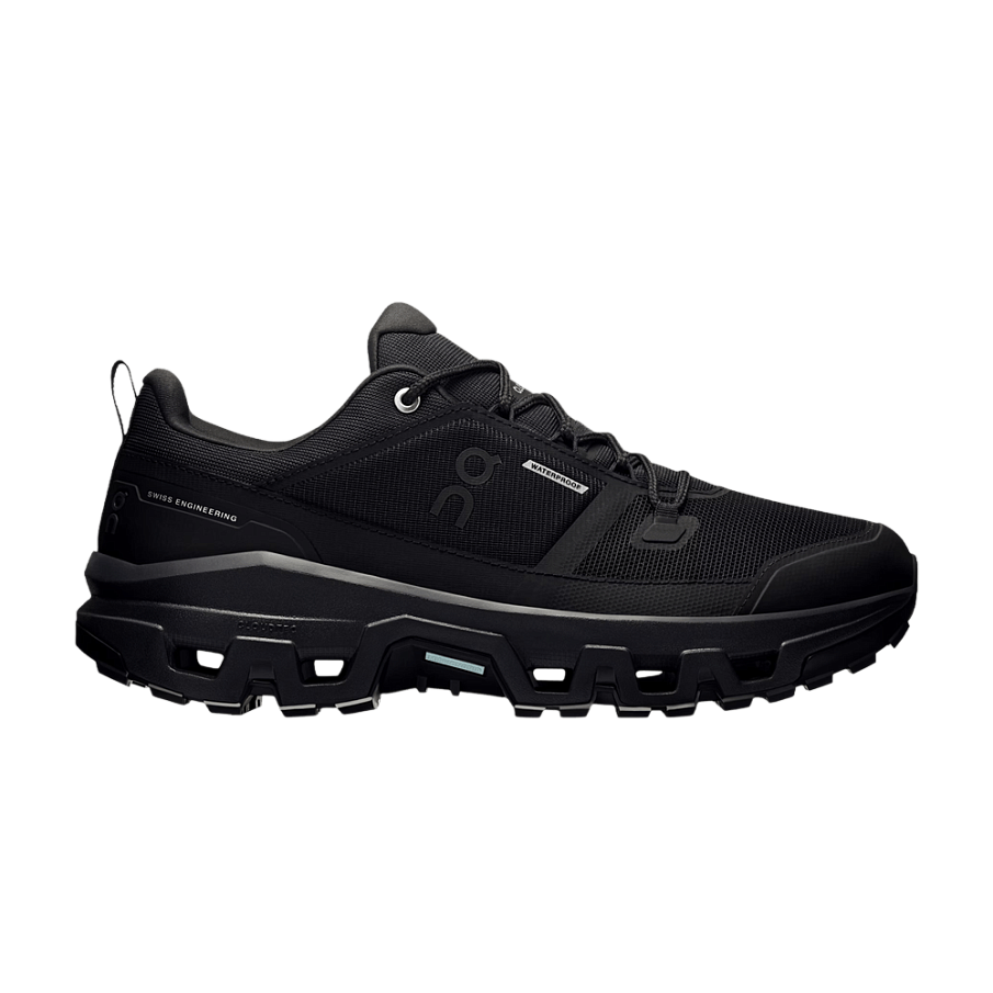 Фото № 1 с приближением к товару «‎ON Cloudrock Low Waterproof Triple Black»
