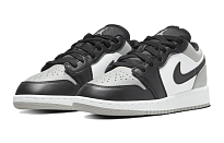 Фото № 3 с приближением к товару «‎Nike Air Jordan 1 Low (GS) Vintage basketball shoes Shadow Toe Light Smoke GreyBlackWhite»