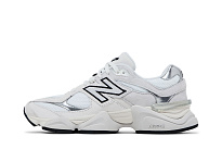 Фото № 4 с приближением к товару «‎New Balance 9060 White Black Metallic Silver»