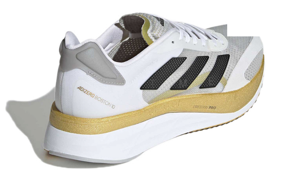 Фото № 4 с приближением к товару «‎adidas Adizero Boston 10 TME 'White Gold Metallic'»
