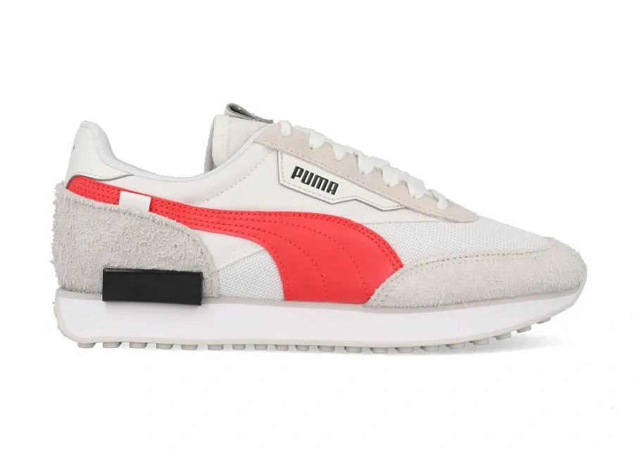 Фото № 1 с приближением к товару «‎Puma Future Rider Vintage White Poppy Red»