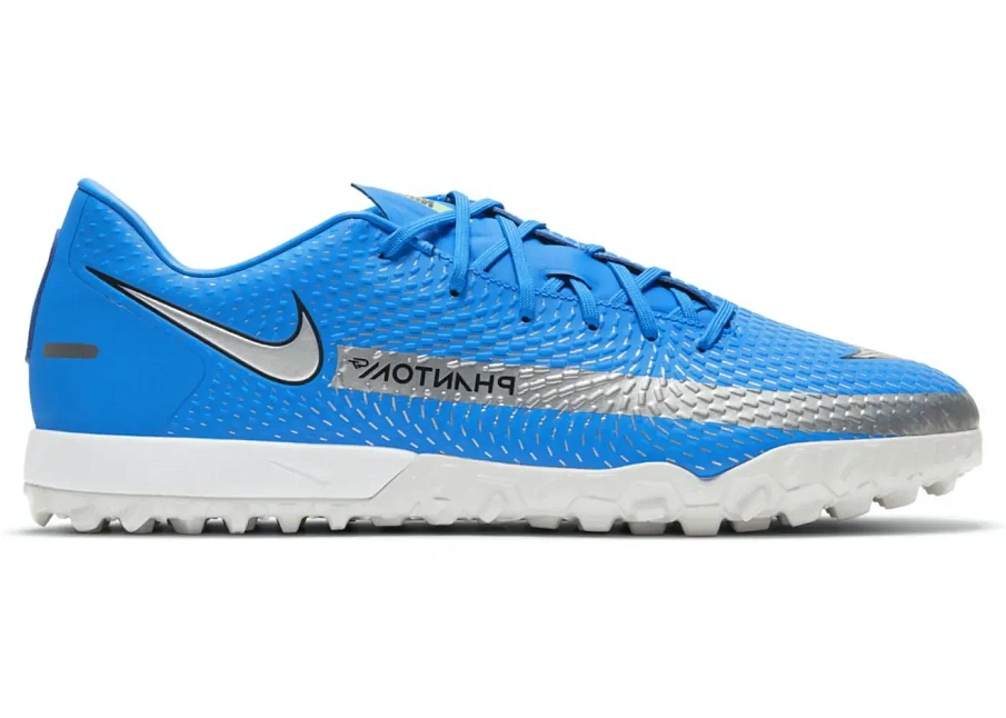 Фото № 1 с приближением к товару «‎Nike Phantom GT Academy TF Photo Blue Metallic Silver»