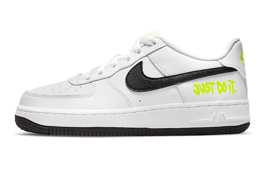Фото № 1 с приближением к товару «‎Nike Air Force 1 Low GS 'Just Do It - White Volt'»