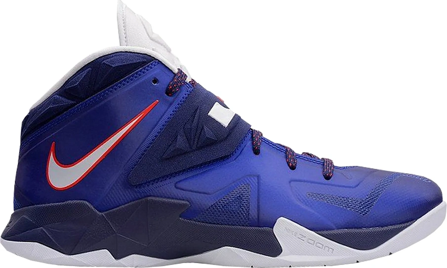 Фото № 1 с приближением к товару «‎Nike LeBron Zoom Soldier 7 Deep Royal Blue»