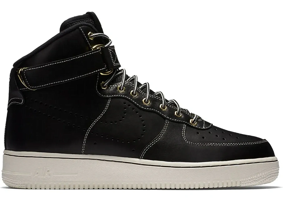 Фото № 1 с приближением к товару «‎Nike Air Force 1 High Black Sail»