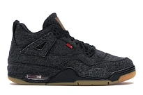 Фото № 1 с приближением к товару «‎Jordan 4 Retro Levis Black  (Blank Tag)»