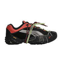 Фото № 1 с приближением к товару «‎A$AP Rocky x Puma Women's Straycat Black Formula Red»