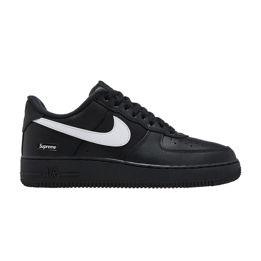 Фото № 1 с приближением к товару «‎Supreme x Nike Air Force 1 Low Box Logo - Black White»
