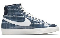 Фото № 2 с приближением к товару «‎Nike Blazer Mid '77 "Midnight Navy" BlueWhite»