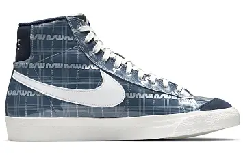 Nike Blazer Mid '77 "Midnight Navy" BlueWhite - 2
