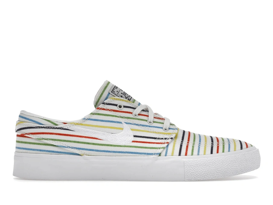 Фото № 1 с приближением к товару «‎Nike SB Zoom Stefan Janoski Canvas Multi-Color Pinstripes»