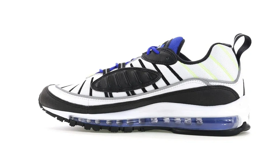 Фото № 5 с приближением к товару «‎Nike Air Max 98 White Black Racer Blue»