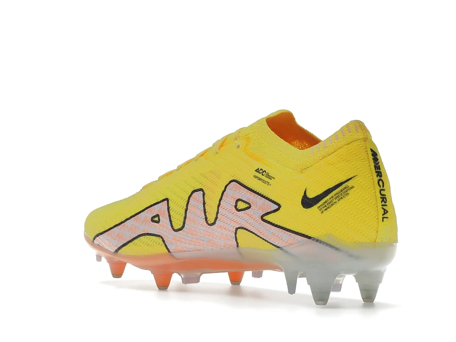 Фото № 6 с приближением к товару «‎Nike Zoom Mercurial Vapor 15 Elite SG-Pro Anti-Clog Traction Yellow Strike Sunset Glow»