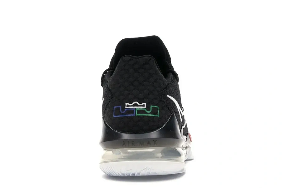 Фото № 4 с приближением к товару «‎Nike LeBron 17 Low Black White»