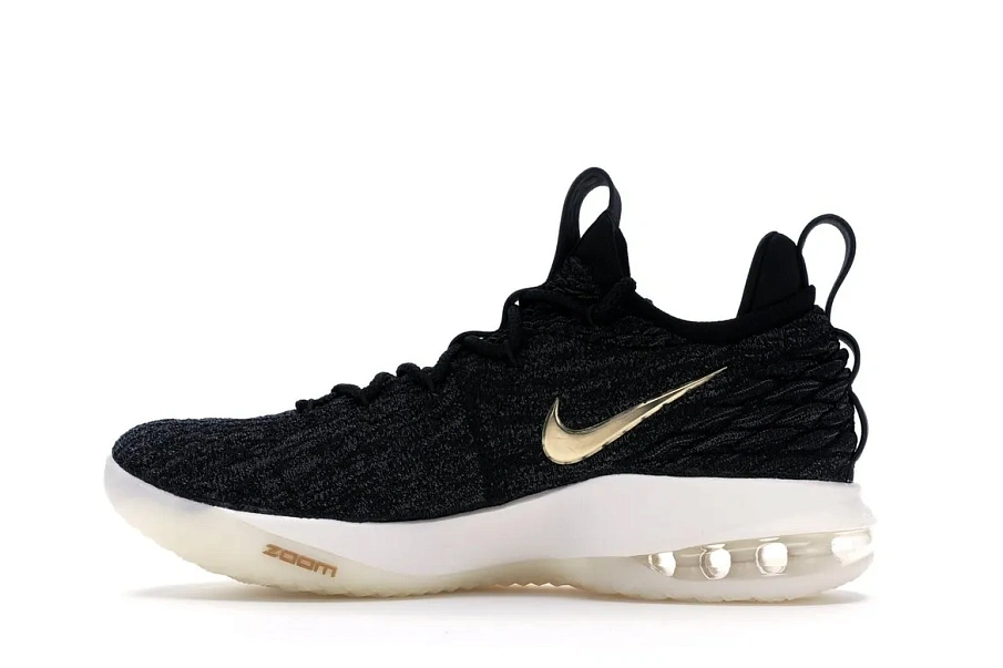 Фото № 5 с приближением к товару «‎Nike LeBron 15 Low Black Gold»