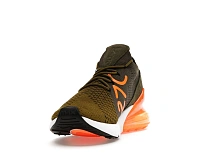 Фото № 2 с приближением к товару «‎Nike Air Max 270 Flyknit Olive Flak Total Orange»