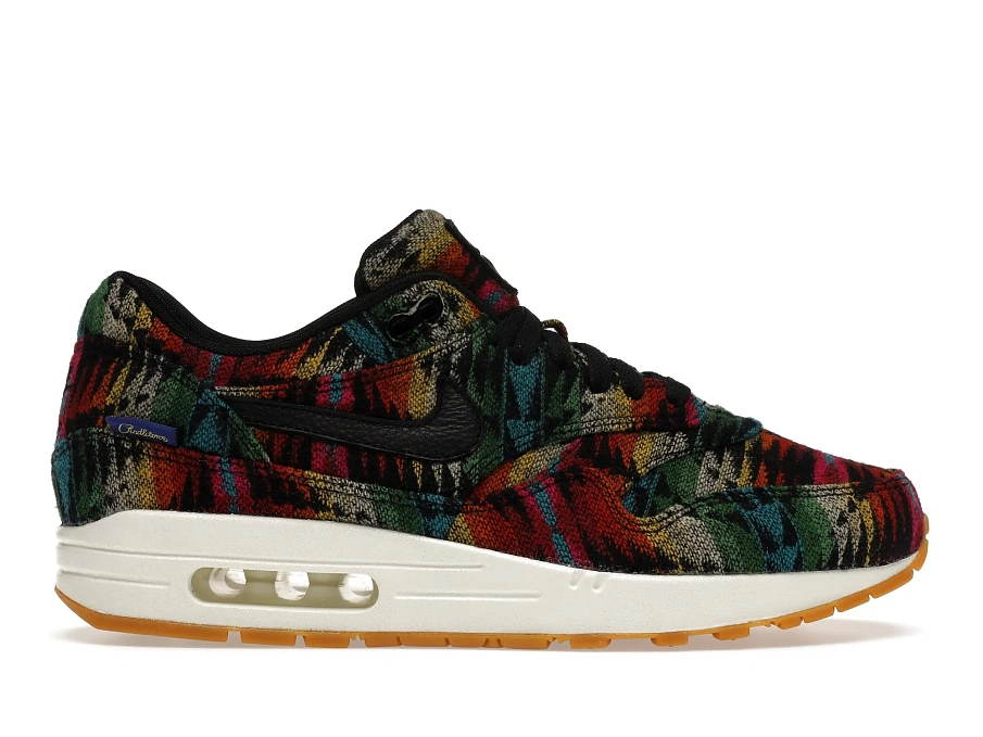 Фото № 1 с приближением к товару «‎Nike Air Max 1 Pendleton Wollen Mills (Black Swoosh)»
