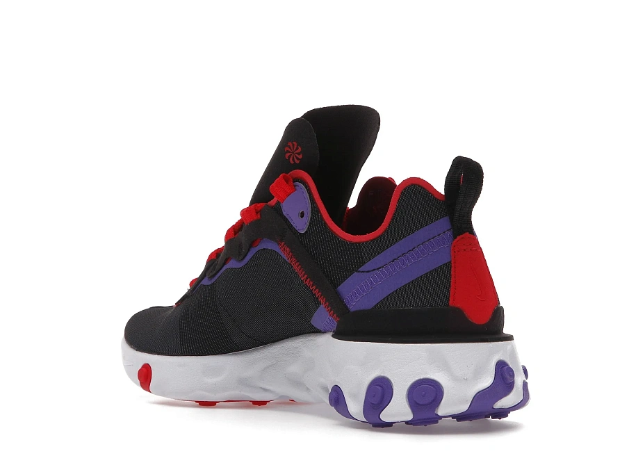 Фото № 5 с приближением к товару «‎Nike React Element 55 Black University Red »
