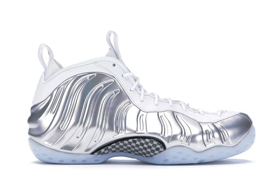 Фото № 1 с приближением к товару «‎Nike Air Foamposite One Chrome White »