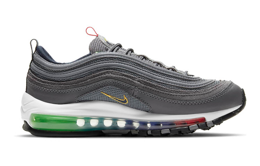 Фото № 2 с приближением к товару «‎Nike Air Max 97 EOI (GS) GreyMulticolor»