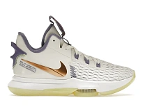 Фото № 1 с приближением к товару «‎Nike LeBron Witness 5 Summit White Metallic Bronze»