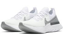 Фото № 3 с приближением к товару «‎Nike React Infinity Run Flyknit 'White Metallic Silver'»
