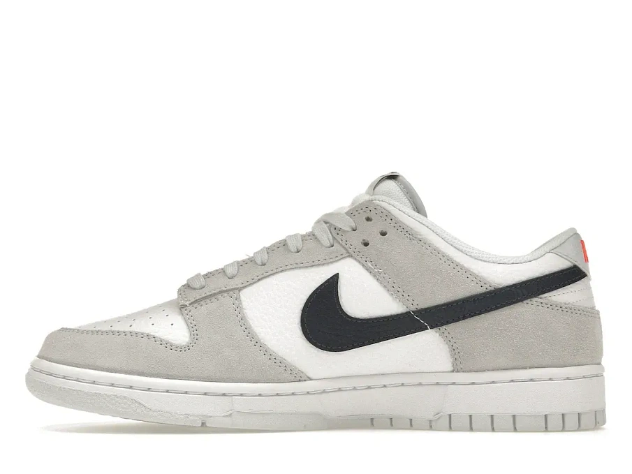 Фото № 3 с приближением к товару «‎Nike Dunk Low White Grey Navy Aqua Mini Swoosh»