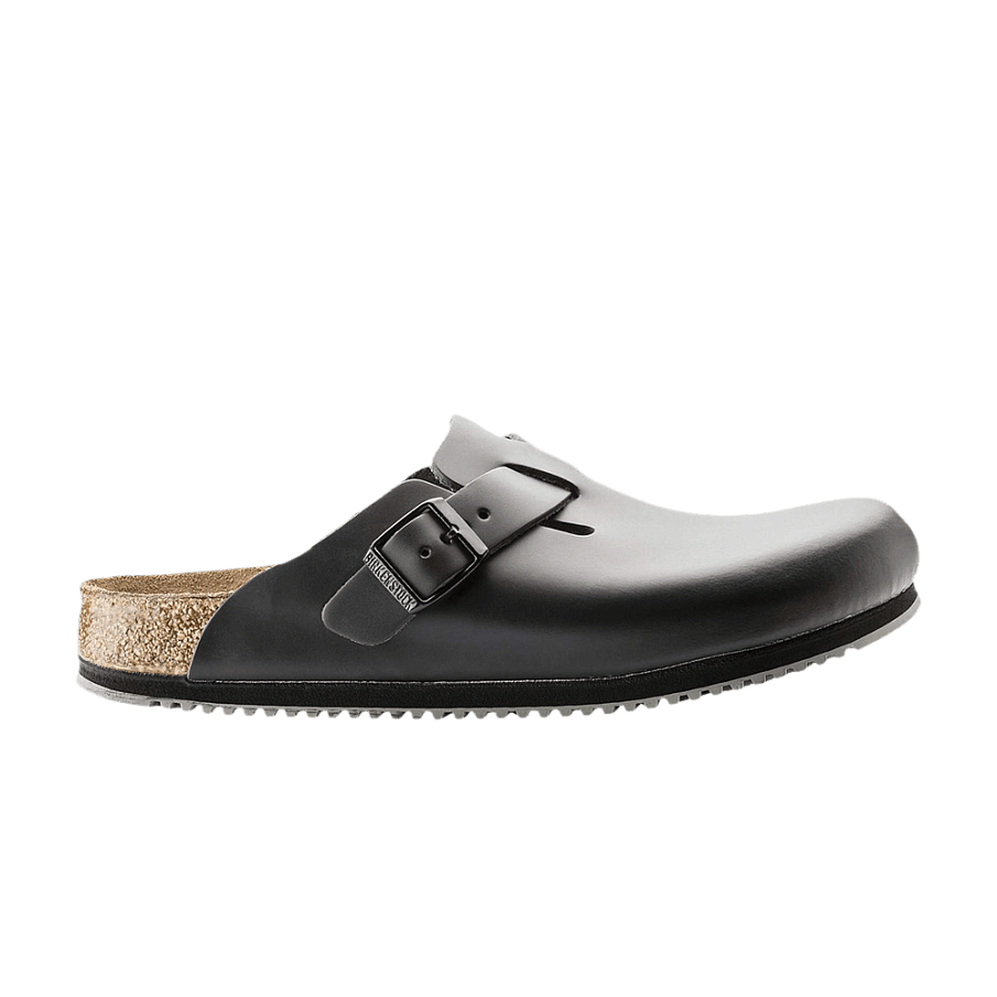Фото № 1 с приближением к товару «‎Birkenstock Boston Super Grip Sandal Black»