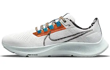 Nike Air Zoom Pegasus 38 Sneakers WhiteBrownBlue - 1