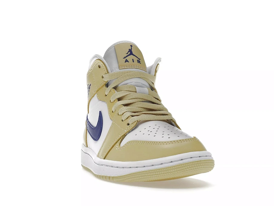 Фото № 5 с приближением к товару «‎Jordan 1 Mid Lemon Wash Lapis »