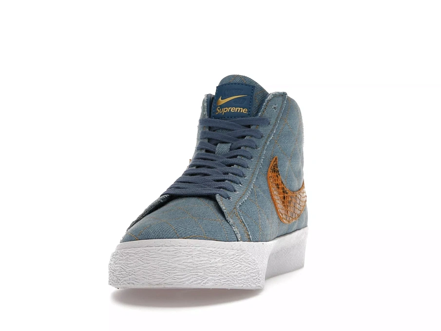 Фото № 4 с приближением к товару «‎Nike SB Blazer Mid QS Supreme Denim»