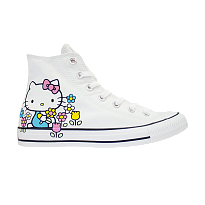 Фото № 1 с приближением к товару «‎Hello Kitty x Converse Chuck Taylor All Star High Flowers»