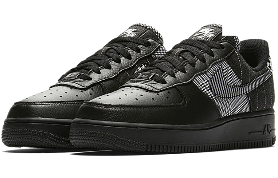 Фото № 3 с приближением к товару «‎Nike Air Force 1 Low Patchwork Black»