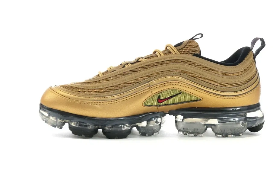 Фото № 3 с приближением к товару «‎Nike Air VaporMax 97 Metallic Gold»