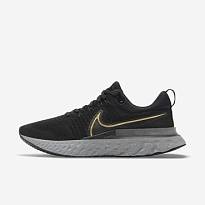 Фото № 1 с приближением к товару «‎Nike React Infinity Run FK 2 Low-Top Professional Running Shoes BlackGray»
