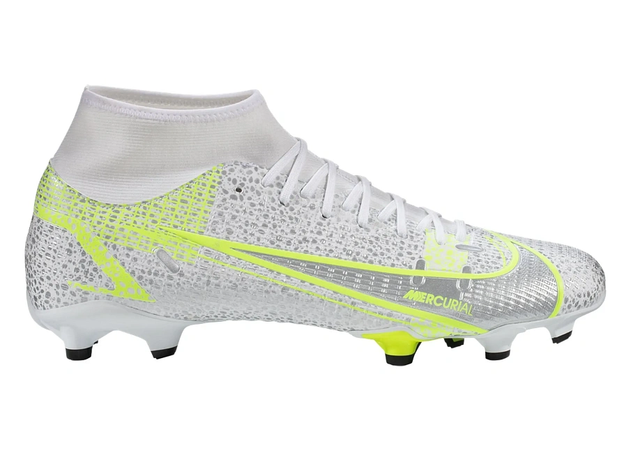 Фото № 1 с приближением к товару «‎Nike Mercurial Superfly 8 Academy MG Metallic Silver Volt»