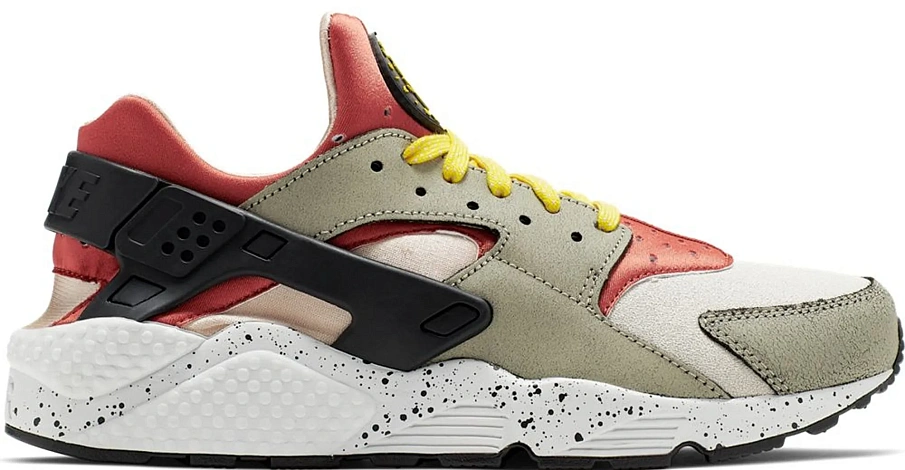 Фото № 1 с приближением к товару «‎Nike Air Huarache Run Spruce Fog Bright Citron»