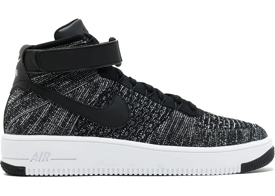 Фото № 1 с приближением к товару «‎Nike Air Force 1 Ultra Flyknit Mid Oreo»