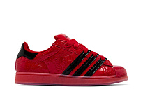 Фото № 2 с приближением к товару «‎Sp5der x adidas Superstar Black Silver Metallic»