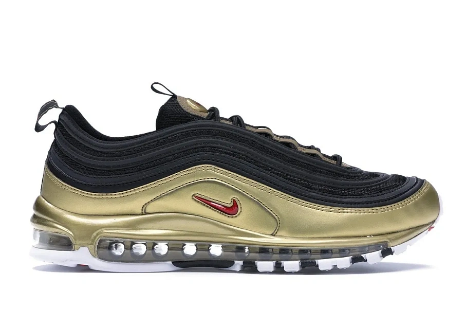 Фото № 1 с приближением к товару «‎Nike Air Max 97 Black Metallic Gold»