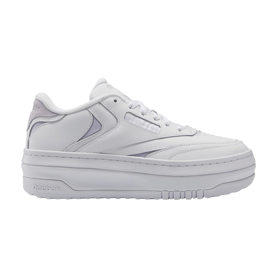 Фото № 1 с приближением к товару «‎Reebok Women's Club C Extra White Luminous Lilac»