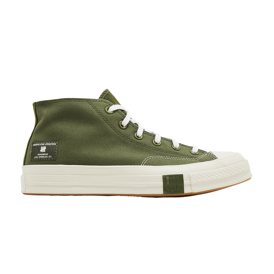Фото № 1 с приближением к товару «‎Undefeated x Converse Chuck 70 Mid Chive Parchment»