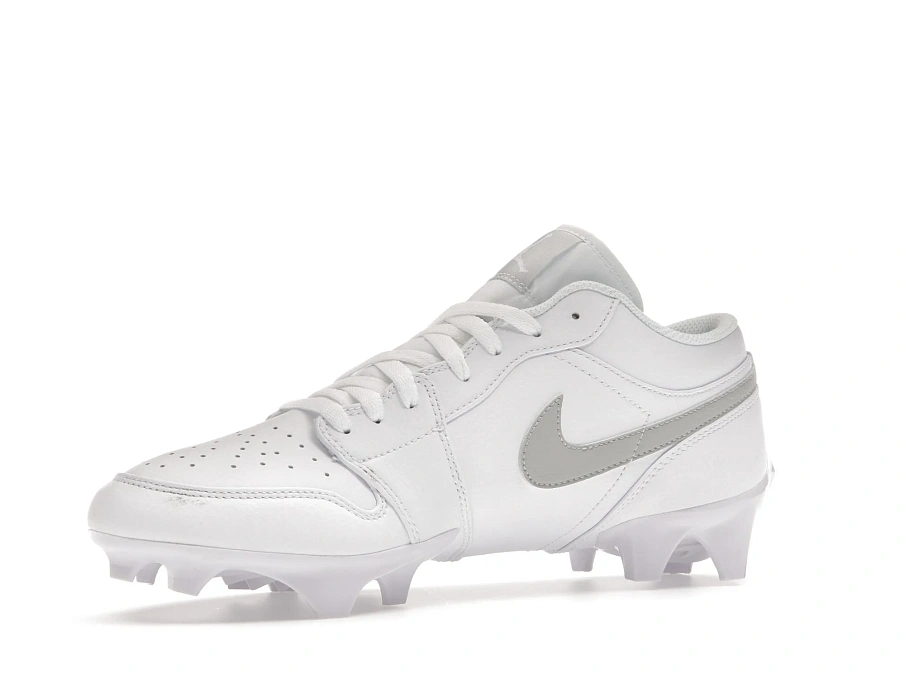 Фото № 3 с приближением к товару «‎Jordan 1 Low TD Cleat White Grey Fog»