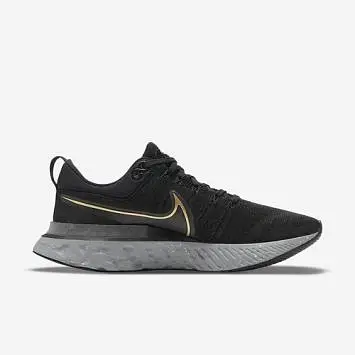 Nike React Infinity Run FK 2 Low-Top Professional Running Shoes BlackGray - 3